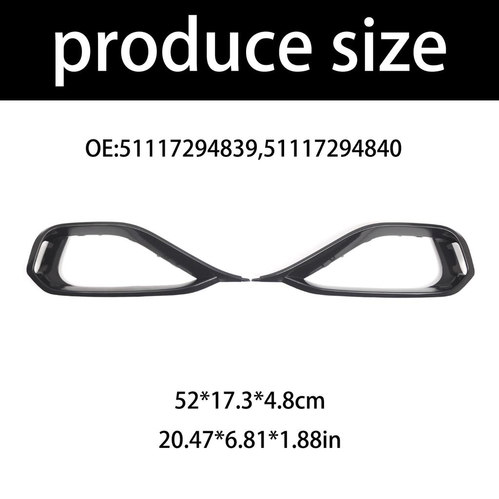 1 pár autodílu pro F32 F33 F36 2014-2020 Kryt ozdobného rámečku mlhového světla 51117294839 51117294840 Rámeček mlhového světla Ozdobný díl nárazníku