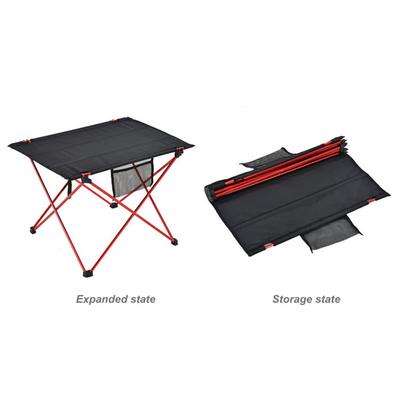 Buiten Opvouwbaar Ultralicht Aluminiumlegering Bureau Draagbare Camping Picknicktafel