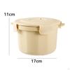 Microwave Rice Cooker Steamer,Cooking Tool Maker Steaming Pot Serving Bowl Micro Cookware for