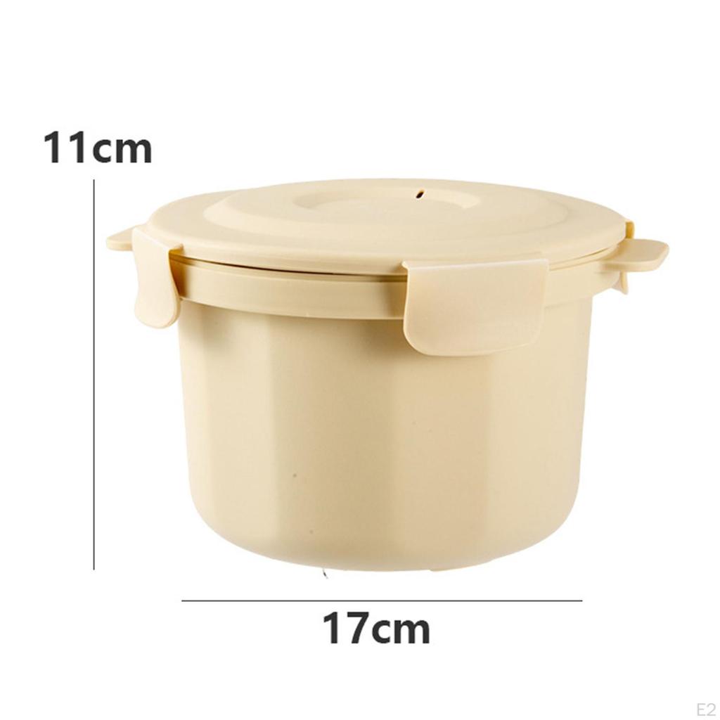 Microwave Rice Cooker Steamer,Cooking Tool Maker Steaming Pot Serving Bowl Micro Cookware for