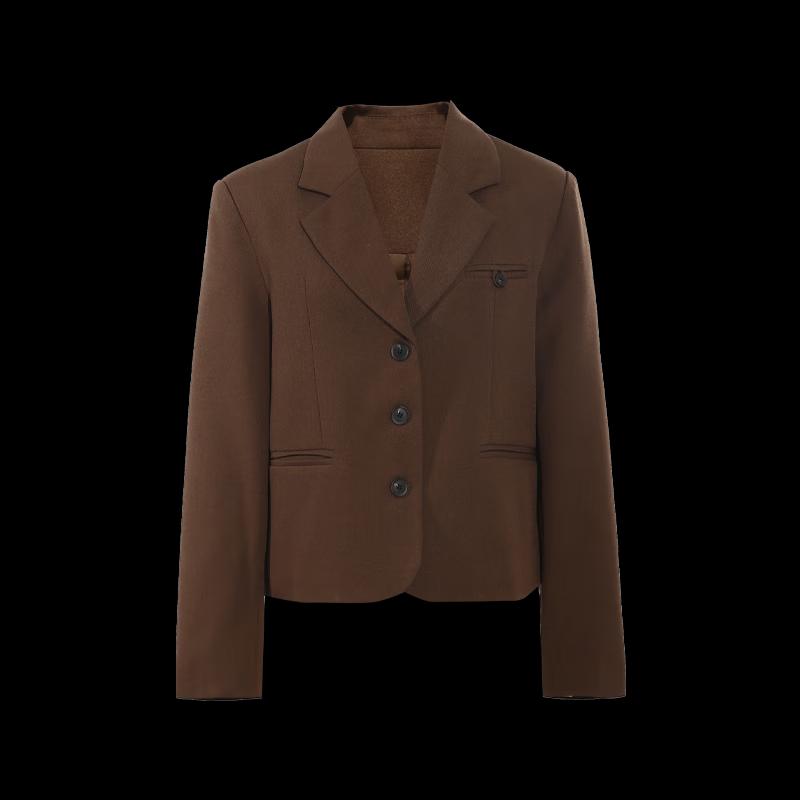 Tatu Women's Chic Versatile Long-Sleeve Short Jacket