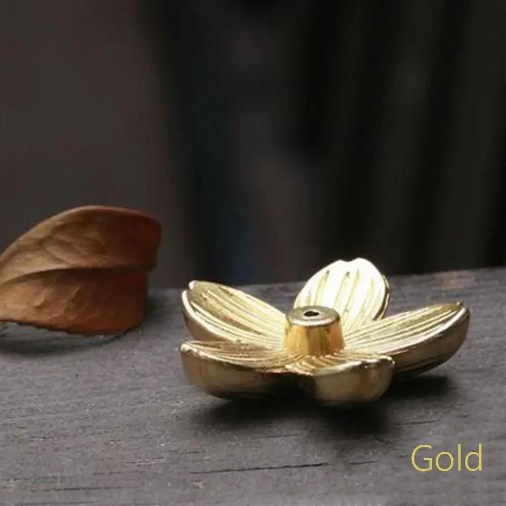 Brass Incense Burner Holder For Incense Stick Coil Bottle Gourd Shaped Copper Incense Holder Copper Censer