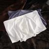 Men's Summer Thin New Style Ice Silk No Trace Breathable Naked Feeling One Piece of Low Waist Flat Angle Underwear