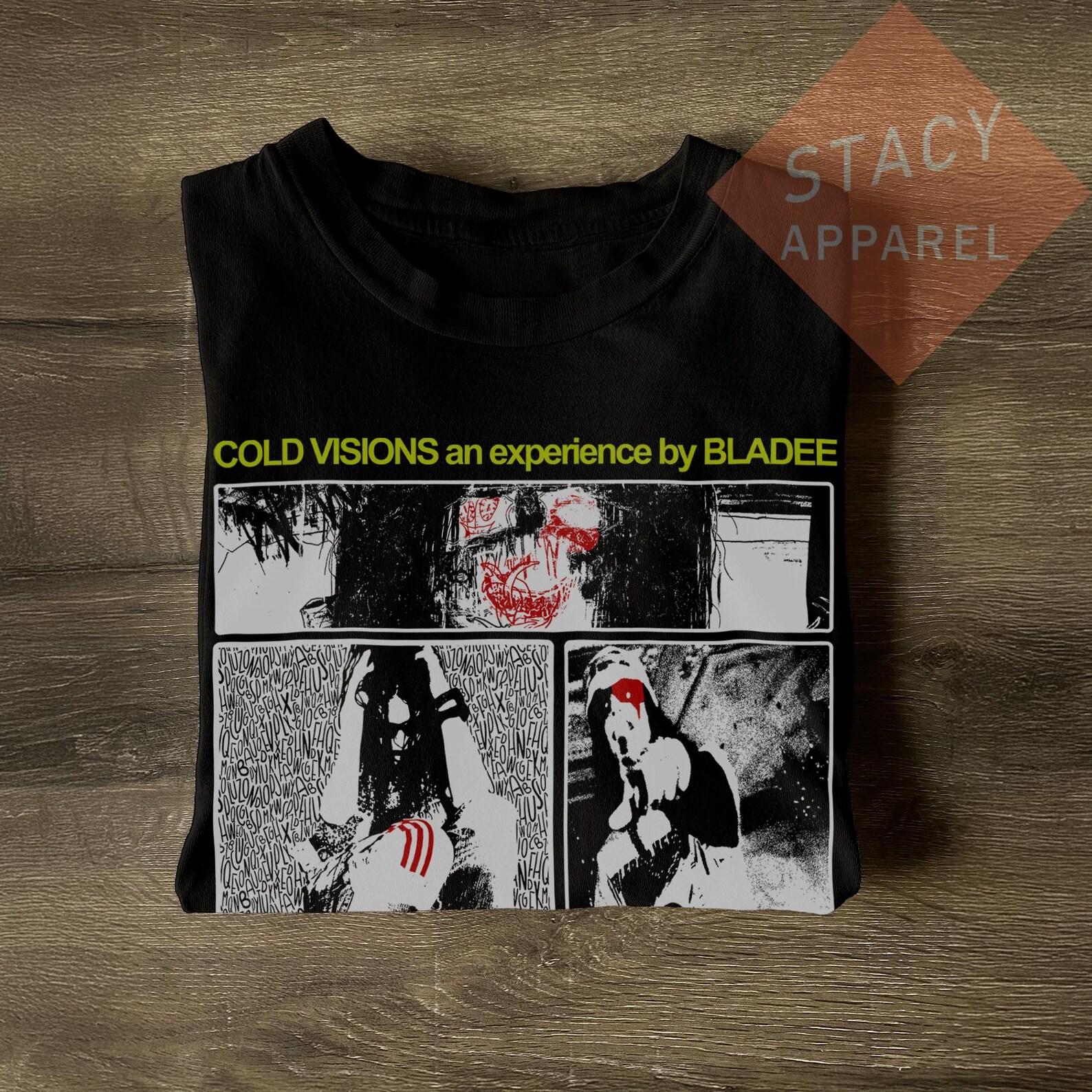 Limited Bladee Unisex T-shirt - Cold Visions Inspired Heavy Cotton Tee 4XL