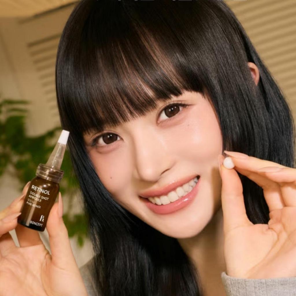 [BONCEPT] [Daiso] 300IU Pure Retinol Double Shot Ampoule Kit (Ampoule + Capsule) 3types