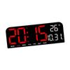 Digitals Wall Clock Modern Wall Mount Oversize LED Digital Clock Large LED Display for NightStand Office Gym Garage Home