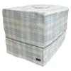 22 Inch Dog Crate Cover Cozy Plaid Design Privacy Water Resistant Easy Access Machine Washable Heavy Duty Polyester Compatible