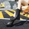 Stylové a jednoduché středoškolské boty do deště dámské nepromokavé a protiskluzové boty do vody odolné proti opotřebení svrchní boty kuchyňský pracovní rukáv dámské boty