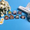 One Piece Anime Metal Brooch: Cute Zoro & Luffy Alloy Badge Pin