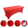 4/5/6/8FT Stretch Spandex Table Cover, Elastic Stretchable Patio Tablecloth Protector for Party Banquet Wedding christmas Events
