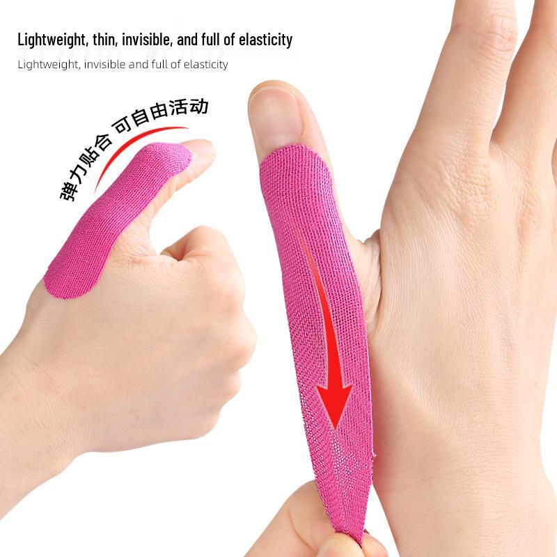 Elastic Finger Protector Patches - 5 pcs/sheet: Anti-Friction Support Tape for Thumb and Fingers in Bowling and Sports
