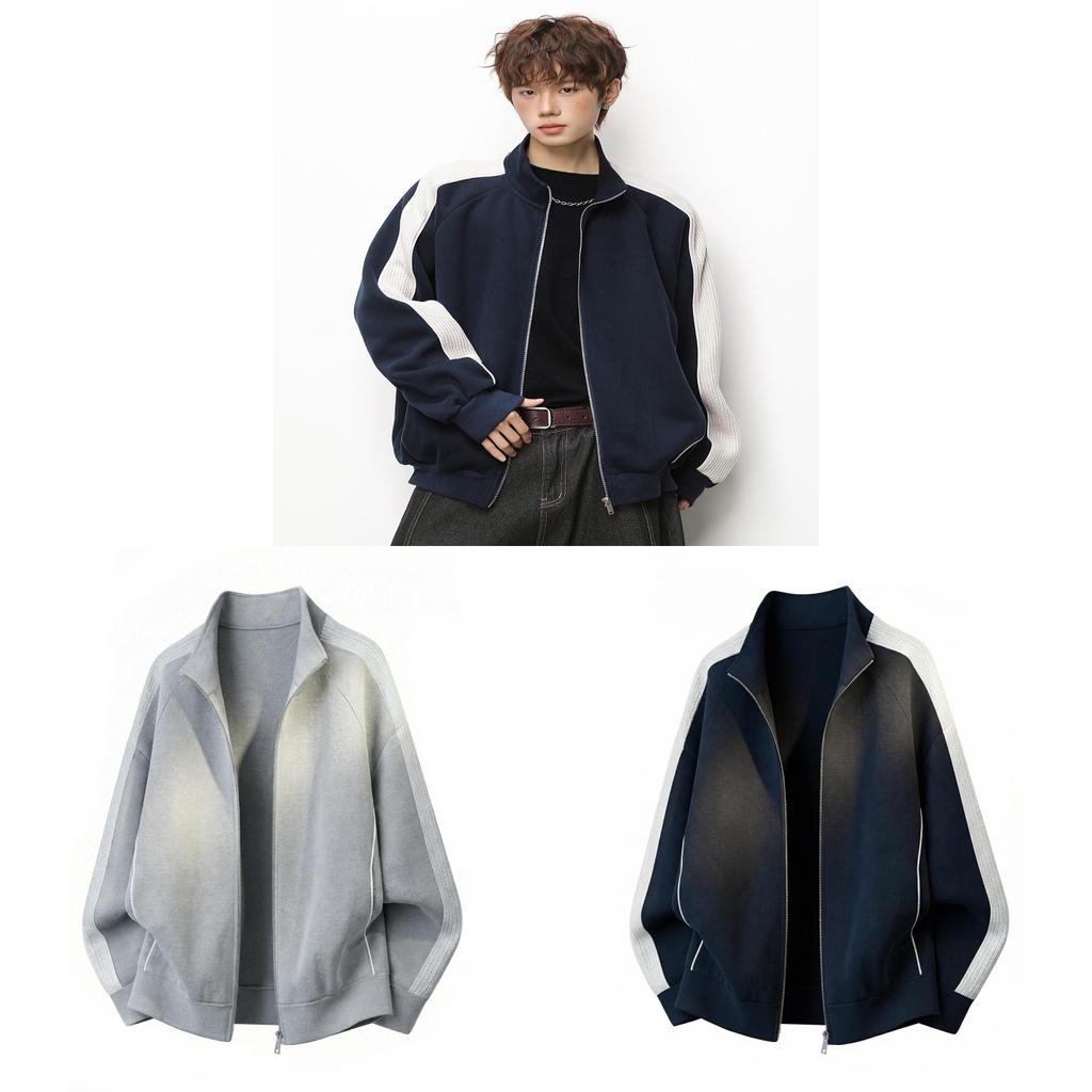 Simplicity Hoodie With Color Block Splicing For Casual Youth Wear
