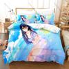 Personality Mieruko Chan Eye Bedding Set New Horror Anime 3D Print Duvet Cover Pillowcases Soft Bed Set Spooky Eye Anime Ghost P