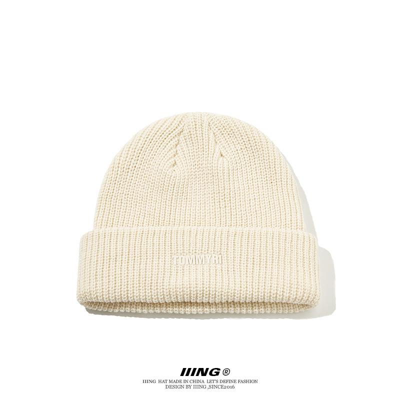 Winter Warm Hat Men's And Women's Versatile Knitted Hat Woolen Hat