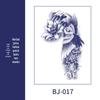 Men's Semi-Permanent Herbal Waterproof Tattoo Stickers - Long-Lasting, Non-Reflective Full Arm Cover