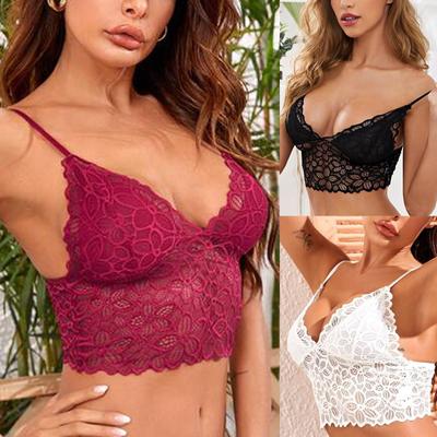 Damenmode Sexy Spitze Großer Rückenfreier BH Unterwäsche