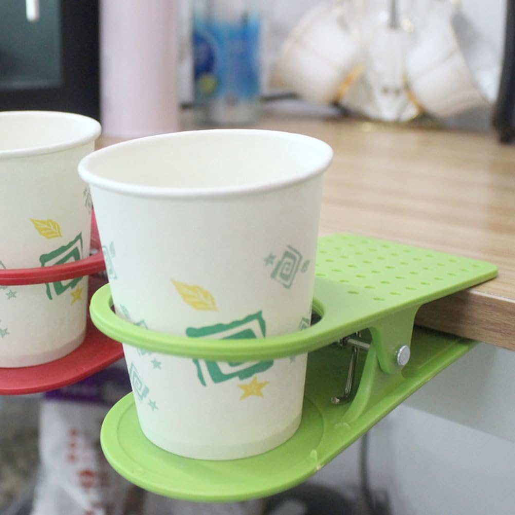 

Large Clip-On Desk Cup Holder, Portable Beverage Cup Clip for Desktop, Water Bottle Holder for Home Office Gaming Setup 200ml