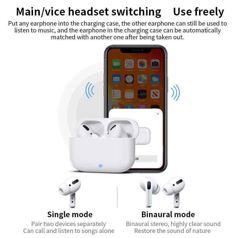 2025 Wireless Earphones Bluetooth 5.0 Colorful Headphone With Mic Touch Control Stereo Music In-Ear HiFi Headset for IOS Android