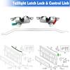 1Pair Tailgate Latch Lock With Control Link Compatible With Toyota Tundra 2007- Replaces 65780-0C041 65790-0C041 65655-0C011 65656-0C011 Left Right