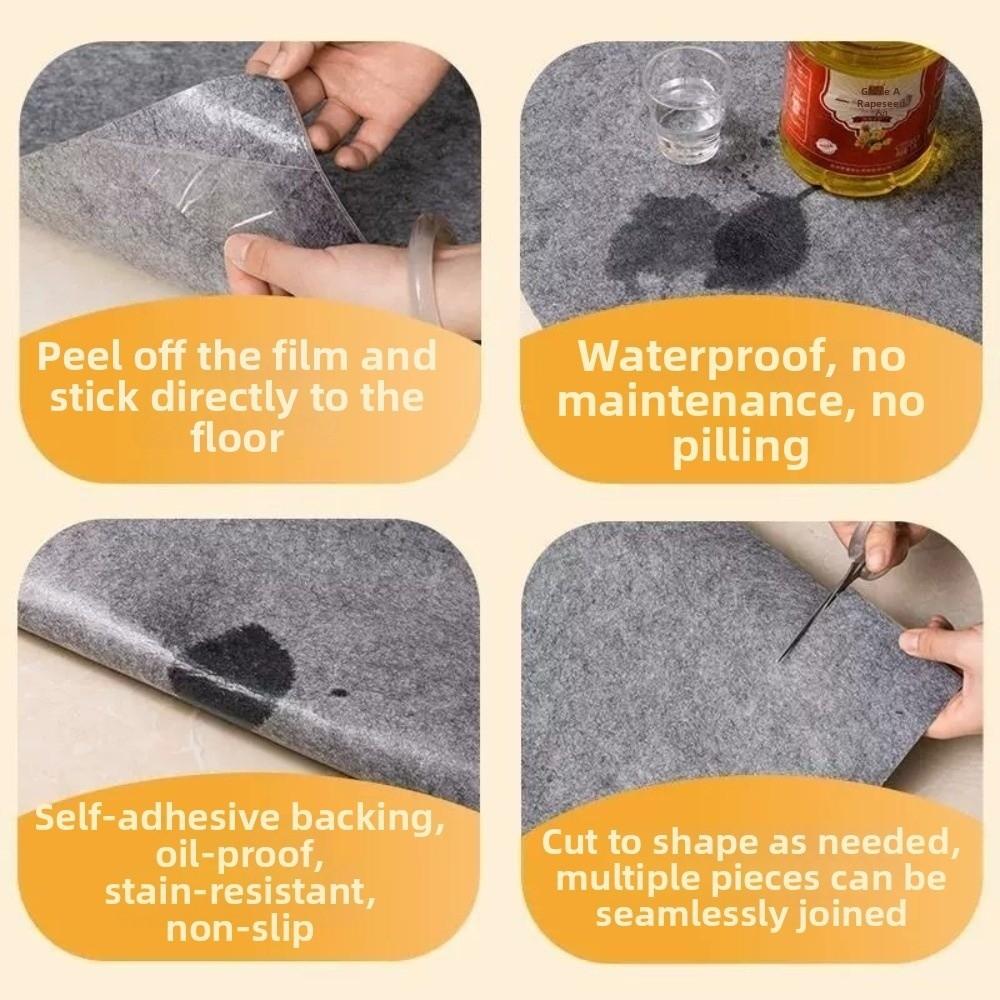 Waterproof Disposable Kitchen Floor Mat Disposable Floor Protection Mat  Kitchen Rug