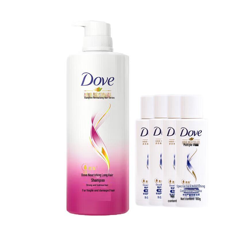 

Dove Long Hair Nourishing & Volumizing Shampoo Set
