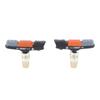 1 Pair Quiet Braking Bike V Brake Pads Grooved Surface Mountain Bike Brake Pads  Bike Repair