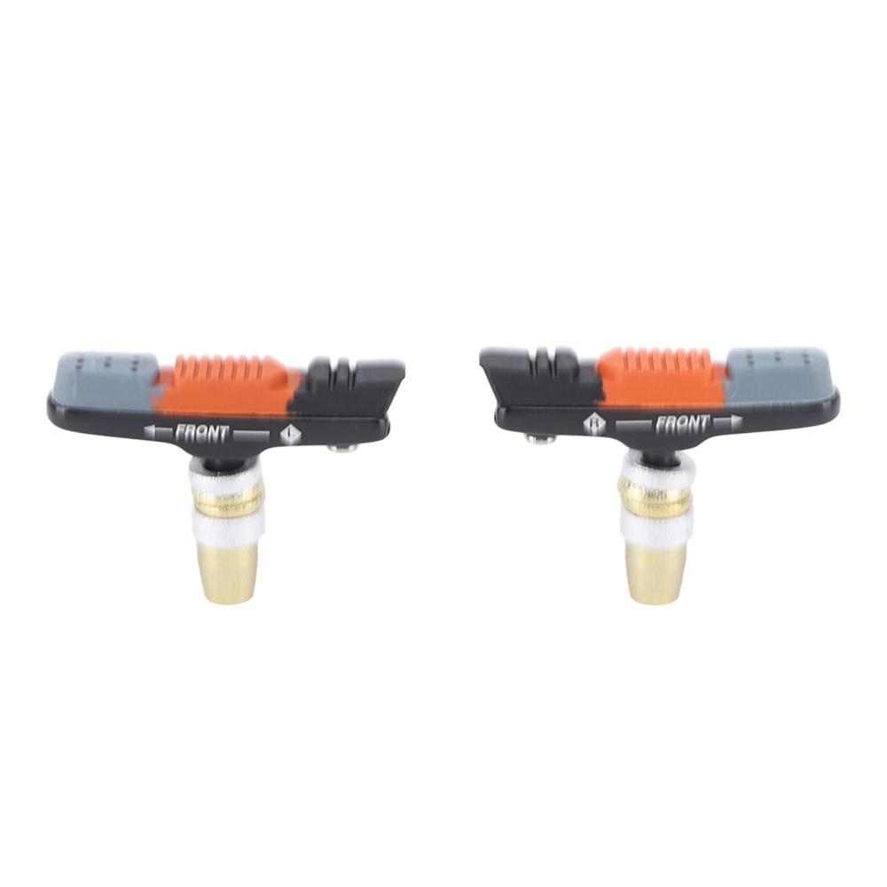 1 Pair Quiet Braking Bike V Brake Pads Grooved Surface Mountain Bike Brake Pads  Bike Repair