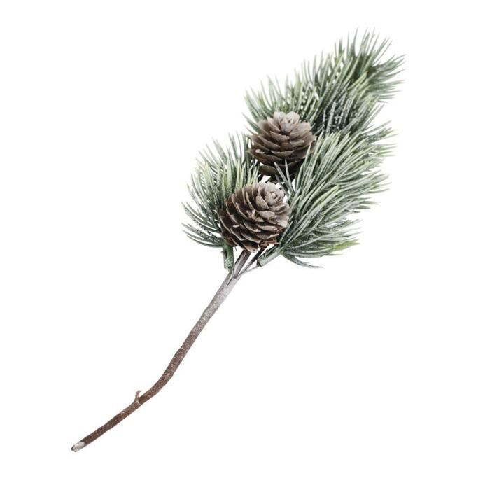 Rameau de sapin avec pigne 24 cm