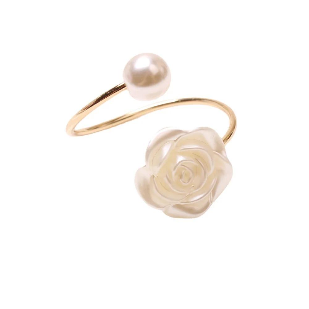6Pcs Napkin Rings Buckle Imitation Pearl Rings For Dinner Parties Birthdays Weddings Family Gatherings Table Decor Napkin Holder