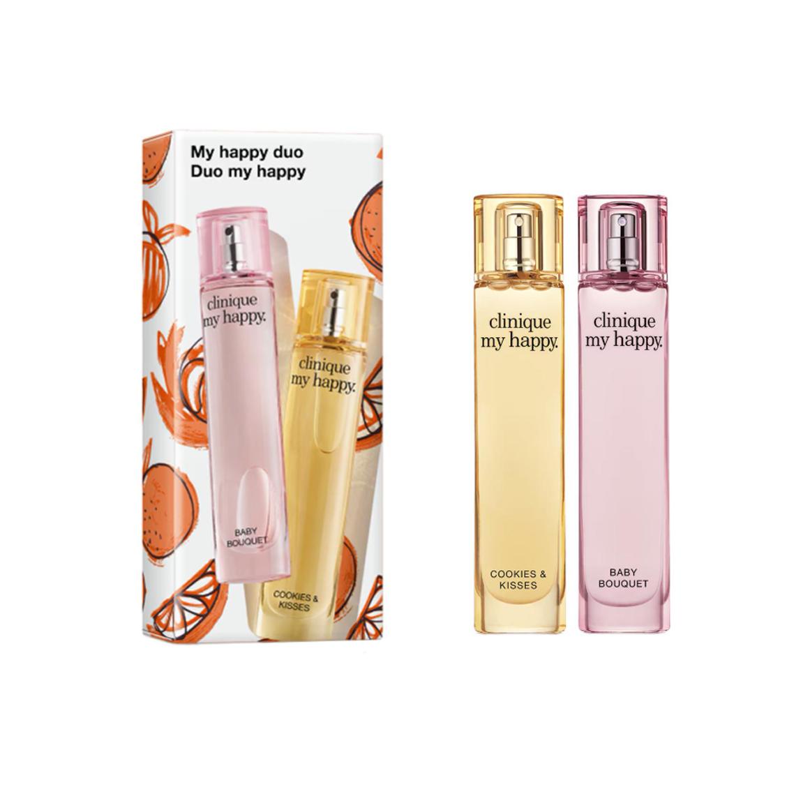 

Clinique My Happy Fragrance Duo Set 15ml (Cookies and Kiss+Baby Bouquet)