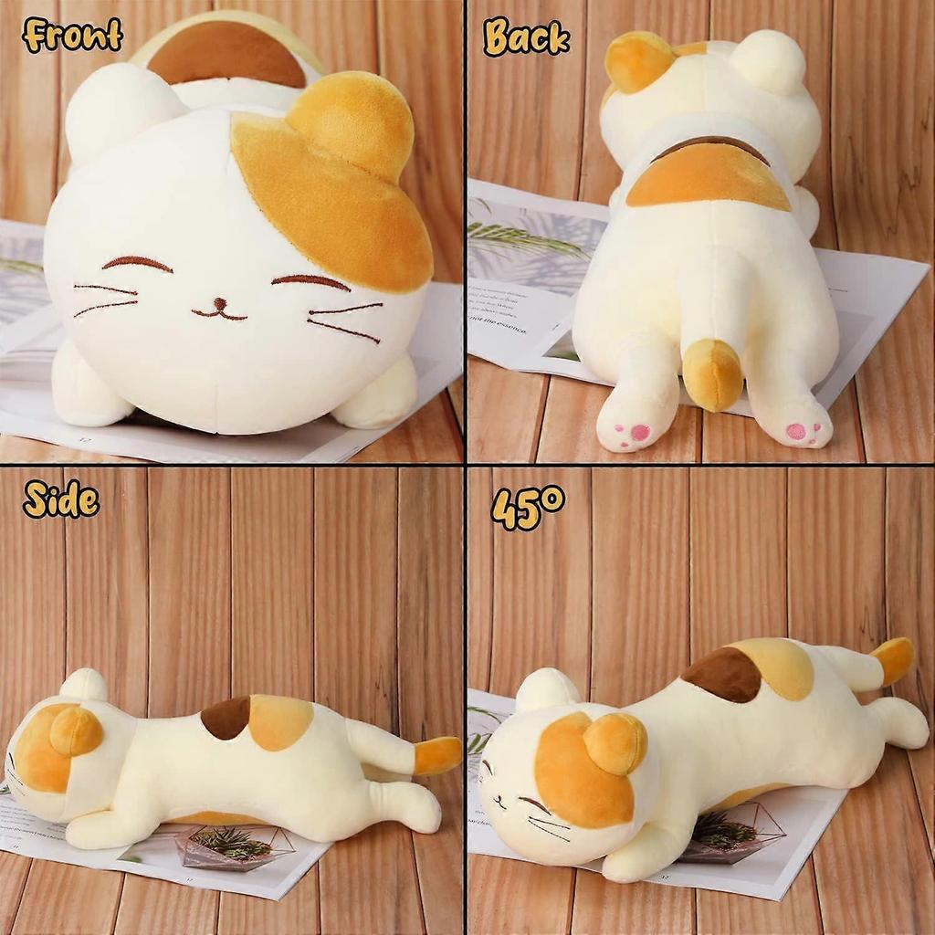 40cm Cat Plush Toy, Stuffed Animal Kitten Plush Doll, Soft Fluffy Pillow Hugging Toy - Present for Every Age & Occasion