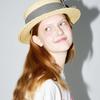 ACONTT STRAW TWIST RIBBON BOATER HAT_3COLOR