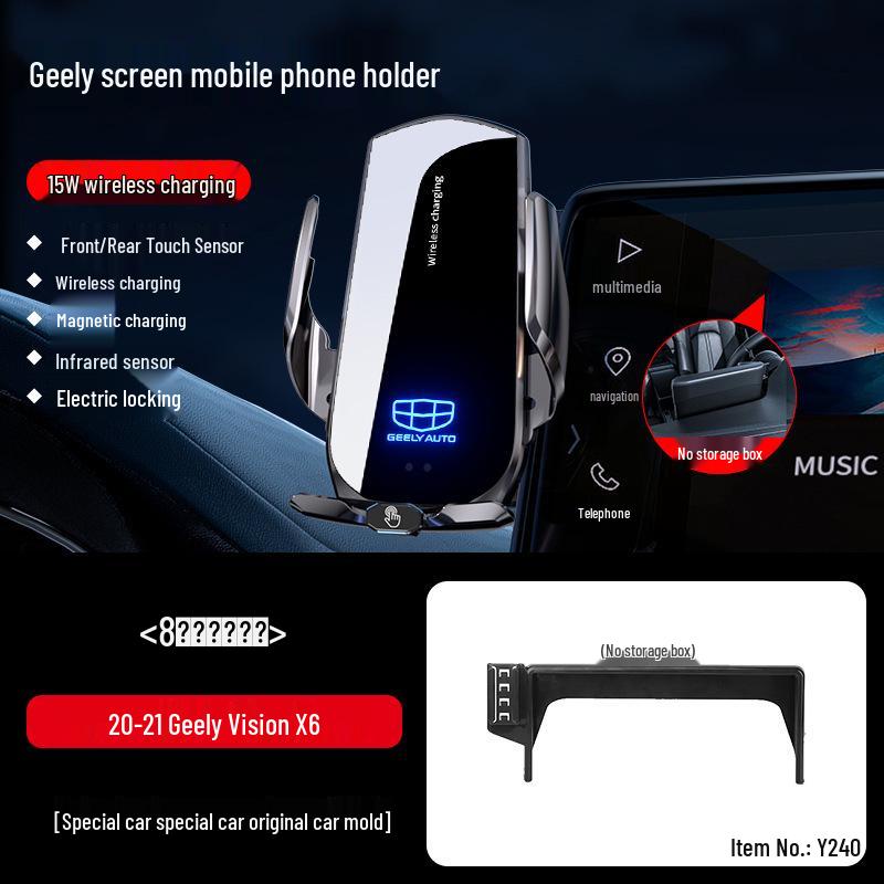 Cool Car Phone Holder for Geely Boyue L, 4th Gen Emgrand S, Xingrui Panda, and MINI