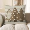 Home Decor Merry Christmas Gingerbread Pillow Cover Pattern Cushion Cover Suitable For Sofa Bedroom Car Pillow Cover