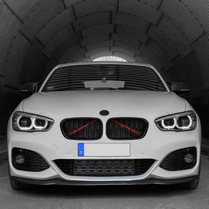 dsgur6 Front Grille Trim Strips Fit For BMW F31 G30 G38 G32 G12 G02 F26 G20 G28 F10 F15 F48 F39 G05 Car Exterior Decoration Accessories