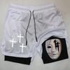 2026 Summer Jogging Shorts Men's Gym Shorts 2 In 1 Mesh Quick Dry Sport Performance  Fitness Workout Double Layered Board Shorts