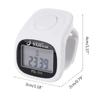 Tally Finger Counter Digital Finger Counter with LED Light Electronic Digital Hand Tally Counter for Muslim Prayer