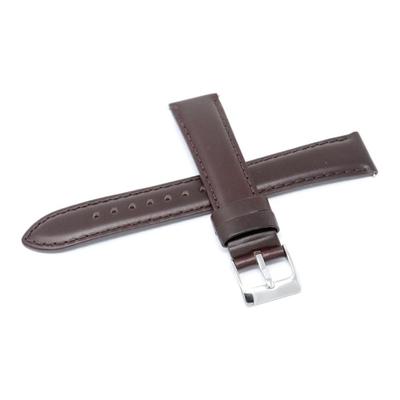 Seiko Band 18mm Leather Watch Strap Brown Men's with Care Instructions