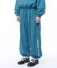 PRINOAR Sports String Single-Pleat Wide Pants - Peacock Green