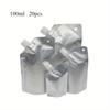 20PCS Beverage Self-supporting Mouthpiece Bag -- Liquid Juice Bag Soy Milk Drinking Bag Disposable Size Food Packaging Mouthpiece Bag
