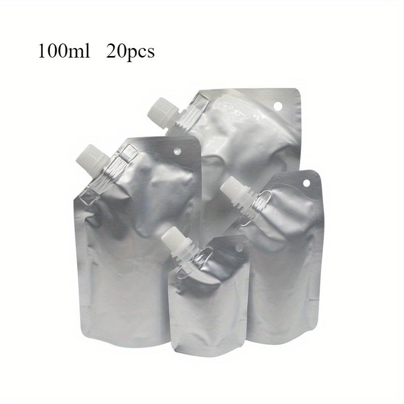 20PCS Beverage Self-supporting Mouthpiece Bag -- Liquid Juice Bag Soy Milk Drinking Bag Disposable Size Food Packaging Mouthpiece Bag