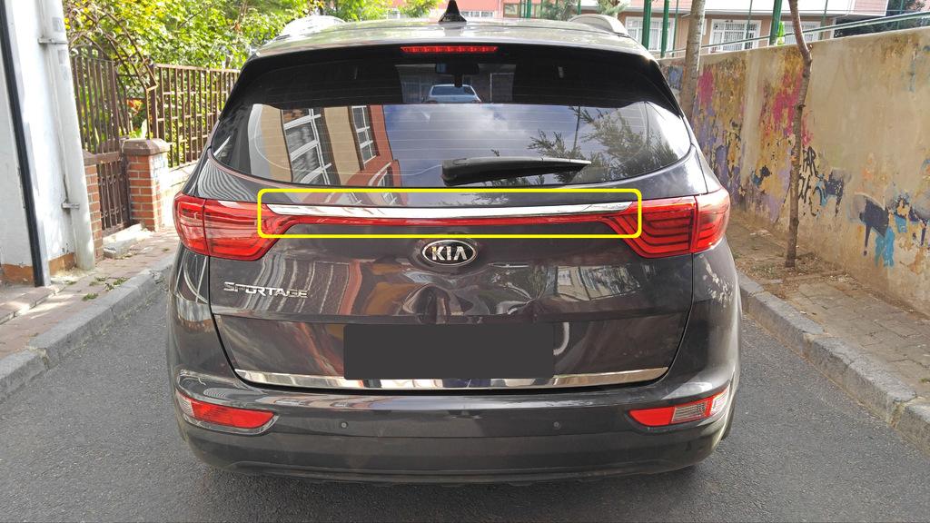 

Chrome strip above the number (2019-2021, stainless steel) for Kia Sportage