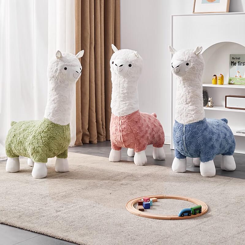 Cartoon Alpaca Children's Stool