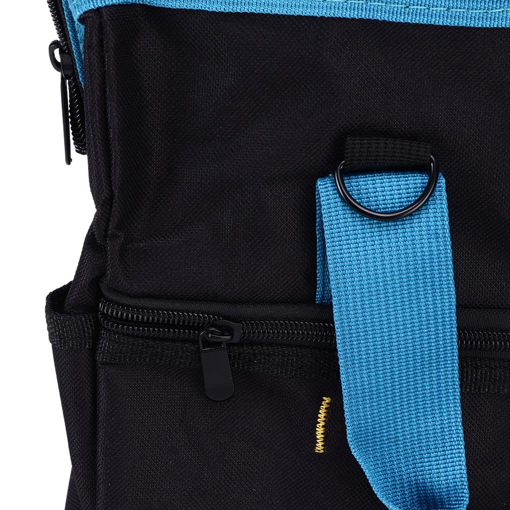 Hand Tool Bag Wide Mouth   Storage Packet with Shoulder Strap for Electrician Carpenters