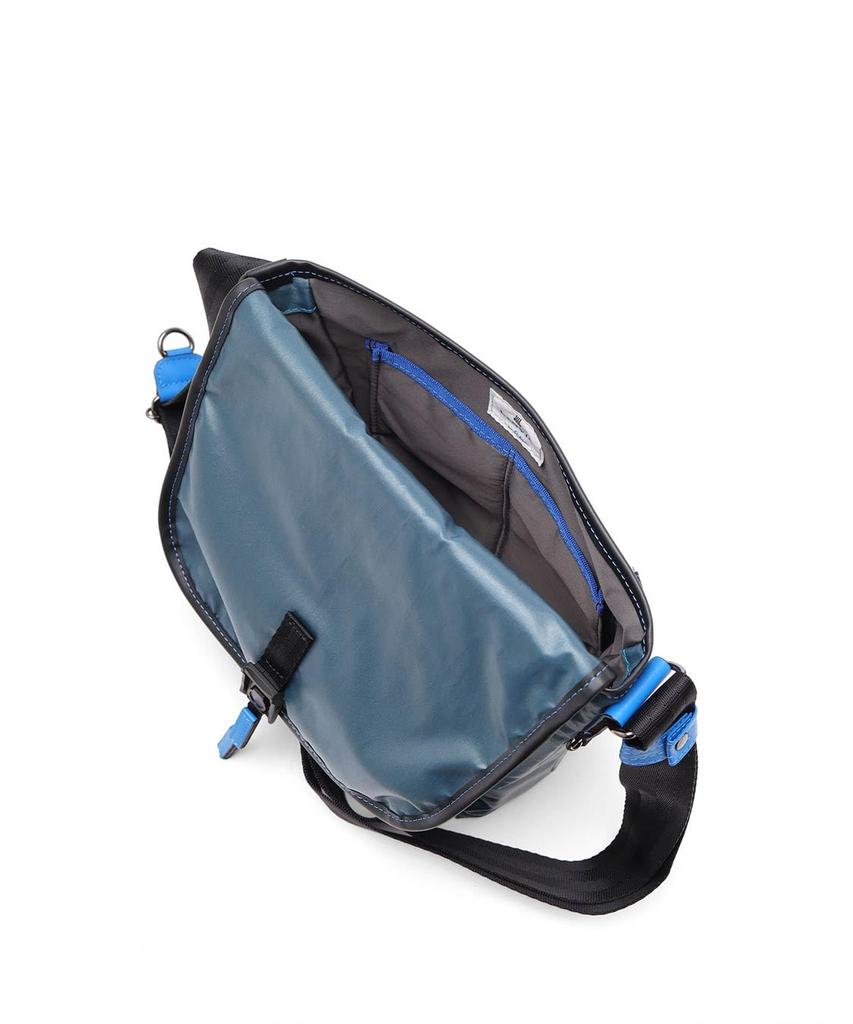 Lanvin en Bleu Heather Shoulder Bag in Turquoise Men's