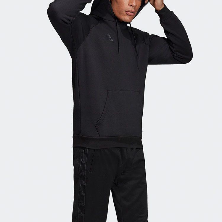 adidas Sweatshirts Men's Black Hooded Moderate Regular DY5821
