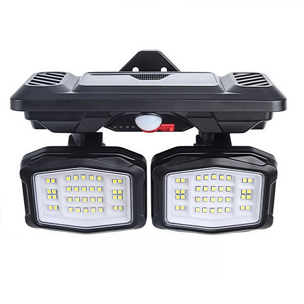 Outdoor Courtyard Solar Wall Lamp, Street Lamp, Outdoor Human Body Sensing Wall Lamp, IP65 Waterproof Three Level Mode