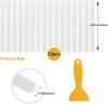 10pcs Anti-Slip PEVA Strips, Washable Transparent Self-Adhesive for Bathroom, Steps, Stairs - Safety Grip