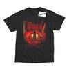 T-shirt Stampata DTG Ispirata al Poster del Film Retro di Amityville