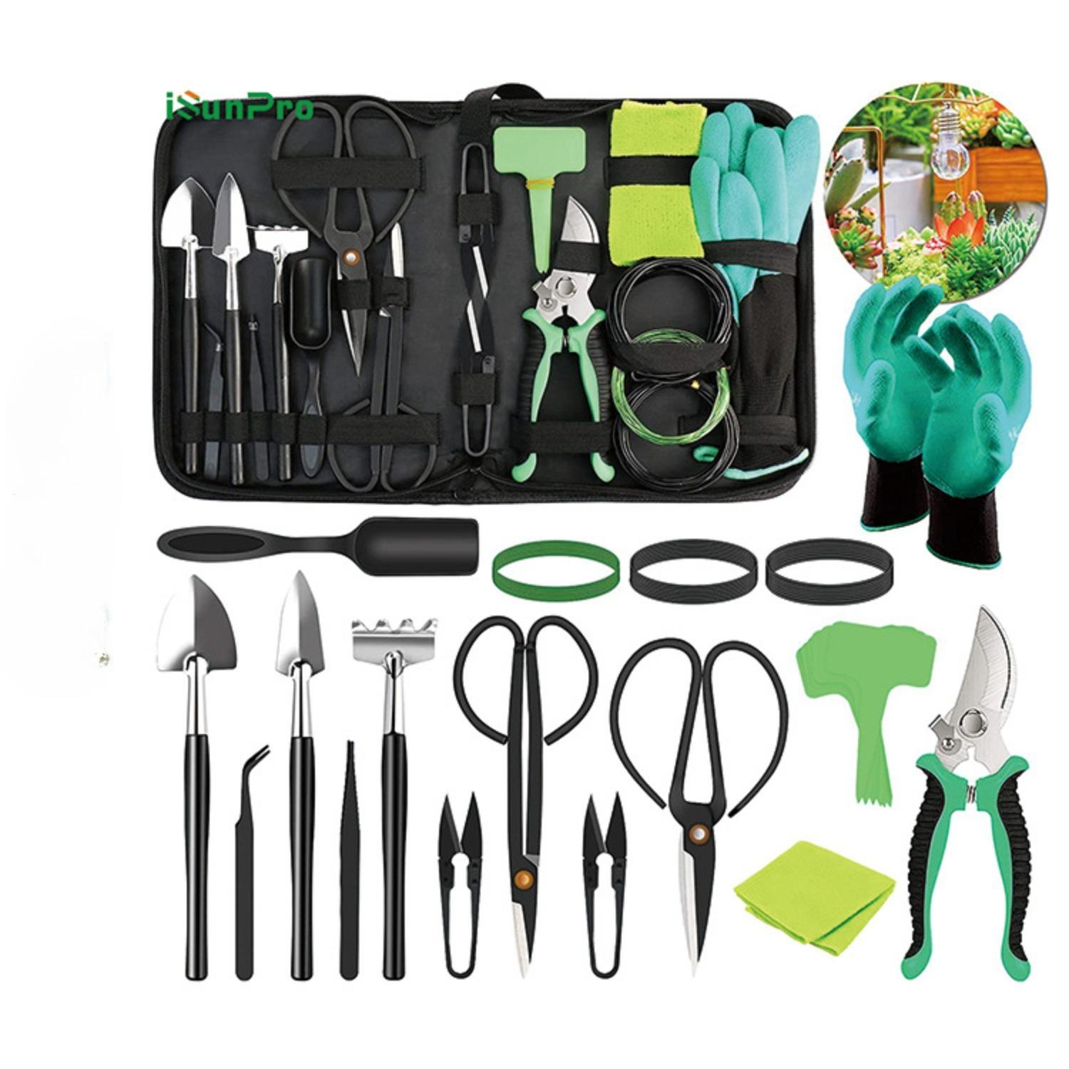 

13PCS Garden Tool Set Pruning Shears Weeding Gloves Multifunctional Plant Care Succulent Kit 13PCS